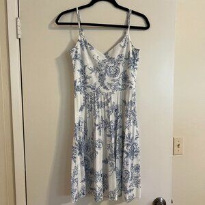 Blue and White Sundress